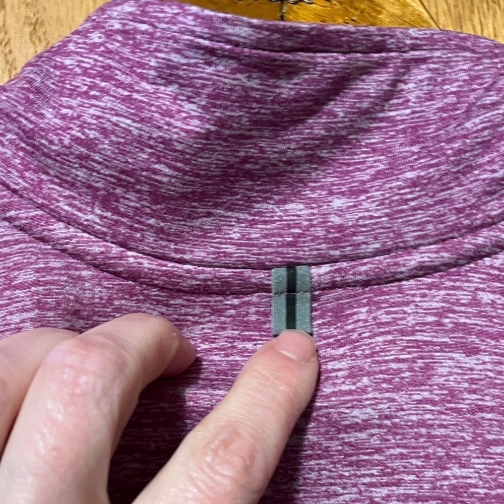 Nike Women's Heathered Purple Long Sleeve Top - Picture 14 of 14
